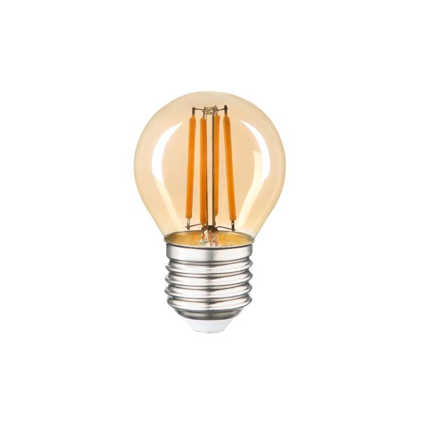 Лампа LED FILAMENT G45 4W E27 2200K (бронза) VIOLUX