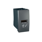 MGU3.428.12 Розетка USB-вихід 1мод., графіт Unica Schneider Electric