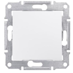 Выключатель одноклавишный белый Sedna Schneider Electric SDN0100121