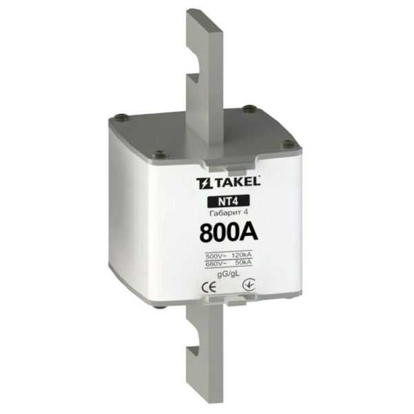 Плавкая вставка предохранителя NT4 800А TAKEL