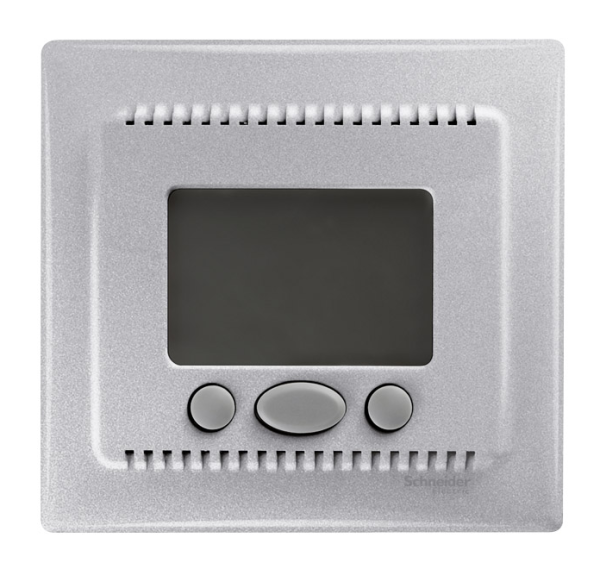 Термостат з функцией Комфорт, алюминий Sedna Schneider Electric SDN6000260