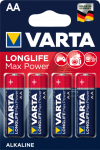 Батарейка Varta Longlife Max Power AA BLI 4шт. Alkaline