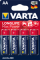 Батарейка Varta Longlife Max Power AA BLI 4шт. Alkaline