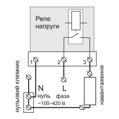 Реле напряжения ZUBR D40