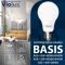 Лампа светодиодная BASIS A60 12W E27 6400K Violux