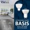 Лампа светодиодная BASIS MR16 7W GU10 6400K Violux