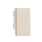 NU310144 Вимикач 1 клавішний 1 модуль Schneider Electric Unica New бежевий
