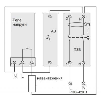 Реле напряжения ZUBR D40