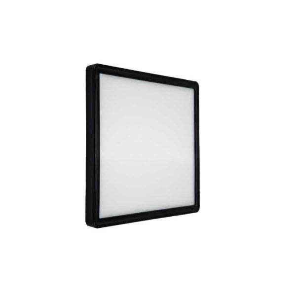 Світильник Led Millennium 26W 5000K 2400Lm квадрат чорний Violux IP40