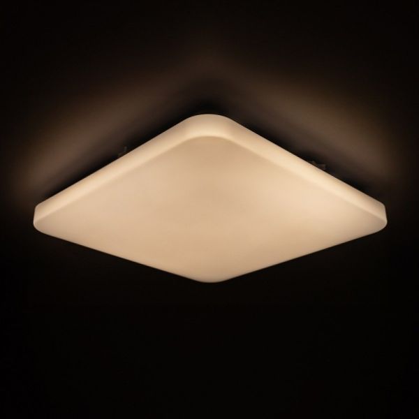 QUATRO матовый 24W 330*330*60мм 4000К 2100Lm без пульта 2черный+белый