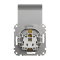 Розетка з заземленням, зі шторками та кришкою Алюміній Sedna Design Schneider Electric SDD113024