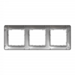 Рамка 3-постова Алюміній Sedna Design Schneider Electric SDD313803
