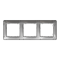 Рамка 3-постова Алюміній Sedna Design Schneider Electric SDD313803