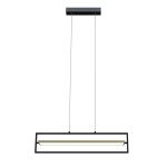 Світильник LED smart PRADA-P+пульт 90W 3000-5000K IP20 прямокутник чорно-золотий Violux