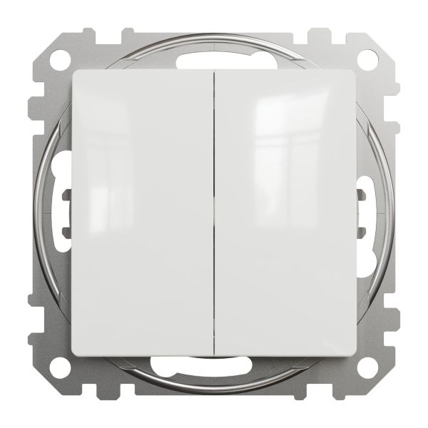 Двоклавішний вимикач Білий Sedna Design Schneider Electric SDD111105