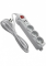 Удлинитель 3 гнезда + 2xUSB 5м с заземлением и кнопкой Lemanso LMK71001