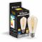 Лампа свiтлодiодна 4W E27 2700K золото filament Feron LB-764 St64 EDISON