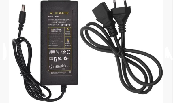 Блок живлення розеточний 24V 48Вт 2А IP20 Plastic-24v-48w