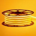 Светодиодный неон 12V 8х16mm SMD2835 120LED IP65 желтый