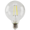 Лампа свiтлодiодна 8W E27 4100K прозора Velmax V-Filament-G95