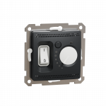 Термостат теплої підлоги 16 A Чорний Sedna Design Schneider Electric SDD114507