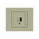 Розетка 1-USB Ovivo Grano кремова