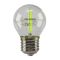 Лампа свiтлодiодна 2W E27 Velmax V-Filament-G45 зелена