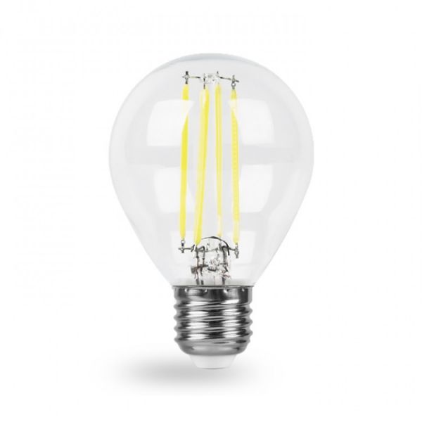 Лампа светодиодная 6W E27 4000K filament Feron LB-161 G45