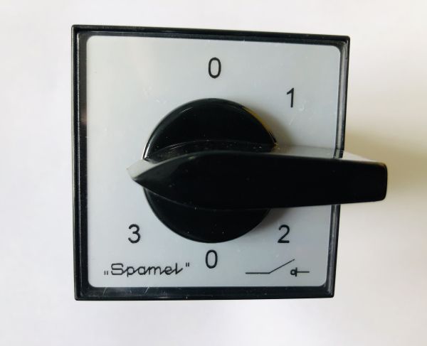 Кулачковий перемикач фаз Spamel 63A на Din LK63-2.866/S03
