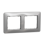 Рамка 2-постова Алюміній Sedna Design Schneider Electric SDD313802