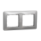 Рамка 2-постова Алюміній Sedna Design Schneider Electric SDD313802