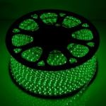 Светодиодная LED лента 220V SMD2835 120 IP67 зеленый