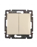 Кнопка перекидная двухклавишная слоновая кость Valena Legrand 774118