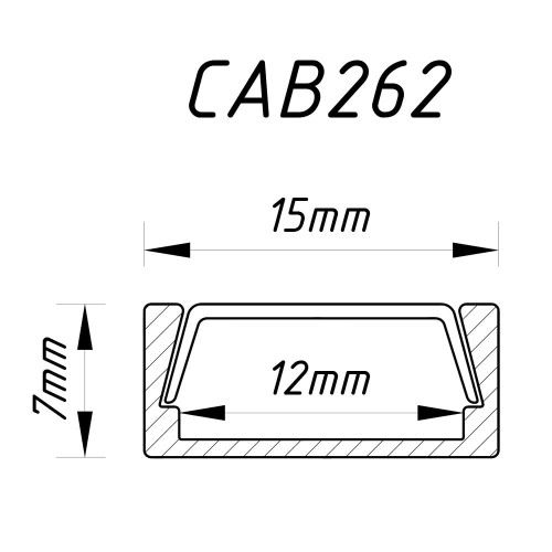 Профиль и рассеиватель для светодиодной ленты Feron CAB262