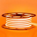 Светодиодный неон 12V 8х16mm SMD2835 120LED IP65 оранжевый