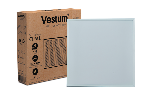 Панель світлодіодна LED Vestum OPAL 40W 600x600 4200K 220V