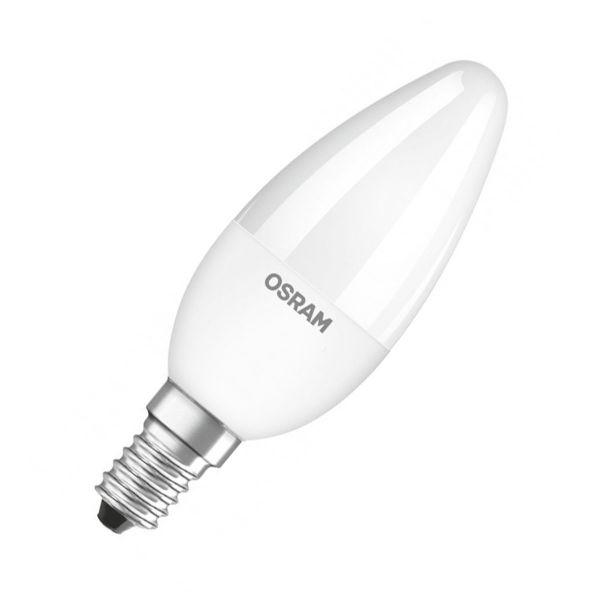 Лампа LED свечка 6.5W 550lm 3000K E14 CLB60 OSRAM