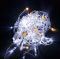 Гірлянда вулична STARLIGHT бахрома білий-жовтий Мерехтіння Flash 75LED IP44 кабель прозорий 2x0,7м