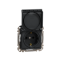Розетка з заземленням, зі шторками, та з кришкою IP44 Чорний Sedna Design Schneider Electric SDD214024