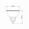 LED лампа VIDEX MR16еD 6W GU10 4100K диммируемая