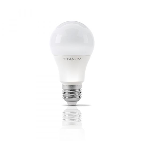 LED лампа TITANUM A60 8W E27 4100K