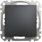 Перехресний/проміжний вимикач, Чорний, Sedna Design&Elements Schneider Electric SDD114107