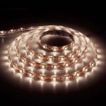 Светодиодная лента 5м 12V SMD2835 120 на метр IP65 Feron SANAN LS613 герметичная теплый белый