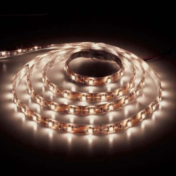 Світлодіодна стрічка 5м 12V SMD2835 120 на метр IP65 Feron SANAN LS613 герметична теплий білий