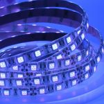 Светодиодная лента Ultraviolet 5м 12V SMD5050 60LED 14W IP33 ультрафиолетовая