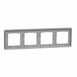 Рамка 4-постова Бетон Sedna Elements Schneider Electric SDD390804