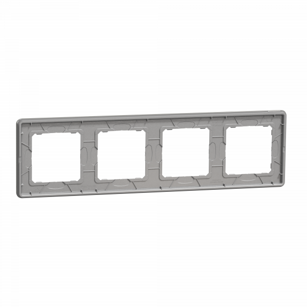 Рамка 4-постова Бетон Sedna Elements Schneider Electric SDD390804