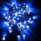 Гирлянда уличная STARLIGHT линейная синий Постоянного свечения 100LED IP44 кабель черный 5м
