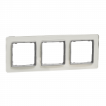 Рамка 3-постова Штучне Біле скло Sedna Elements Schneider Electric SDD360803
