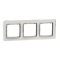 Рамка 3-постова Штучне Біле скло Sedna Elements Schneider Electric SDD360803
